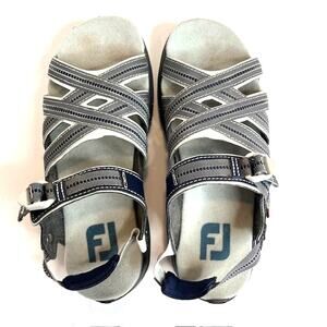 FootJoy Women's Golf Sandals Grey/Blue Size 5M125